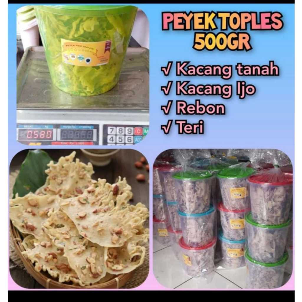 

TERMURAH!! PEYEK KACANG TOPLES