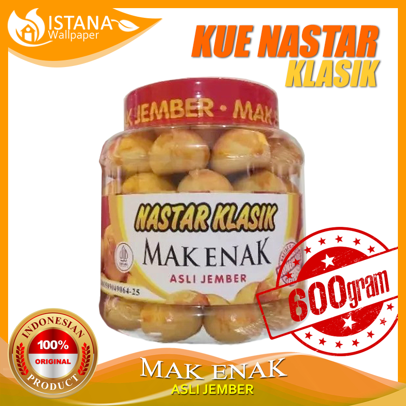 

Kue Nastar Klasik Mak Enak Asli Jember 600 gram