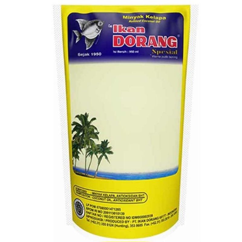 

Minyak Goreng Kelapa IKAN DORANG 950ML