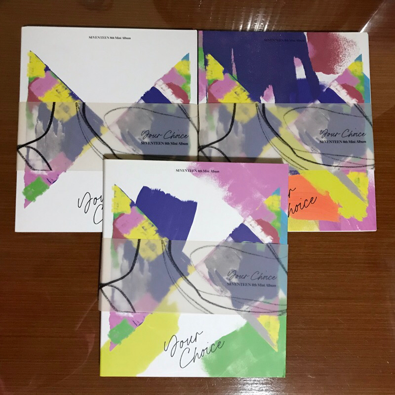 Album Only Seventeen Your Choice (Beside, One Side, Other Side ver. with inclusion (CD, Lyric Book, 