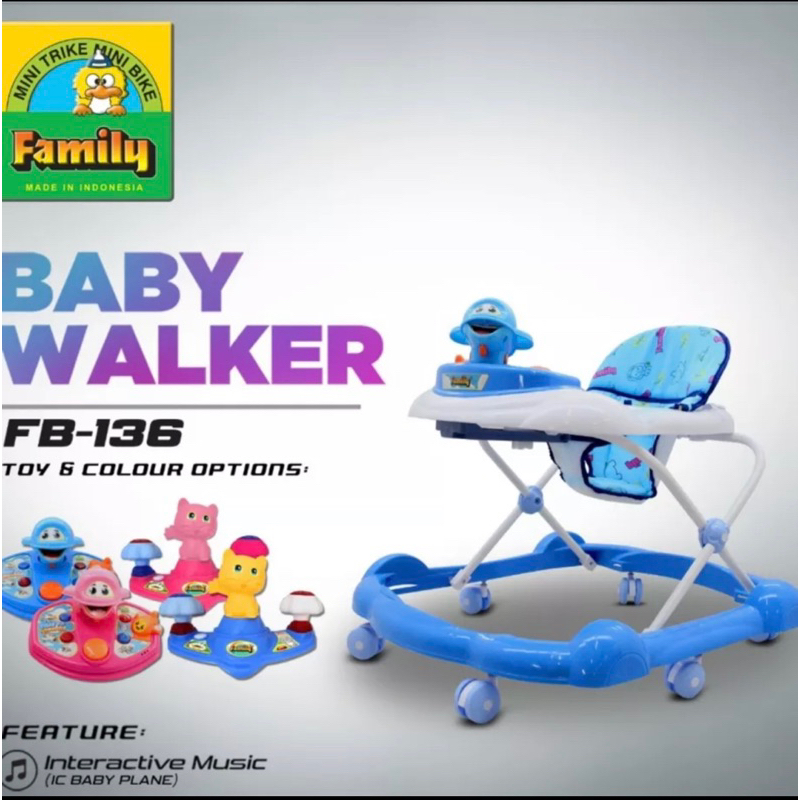 BABY WALKER BW APOLLO APOLO ALAT BANTU JALAN FAMILY 136