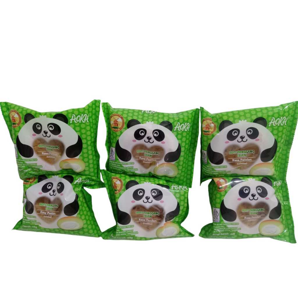 

Roti Aoka Panggang Varian Panda 60gr - Satuan