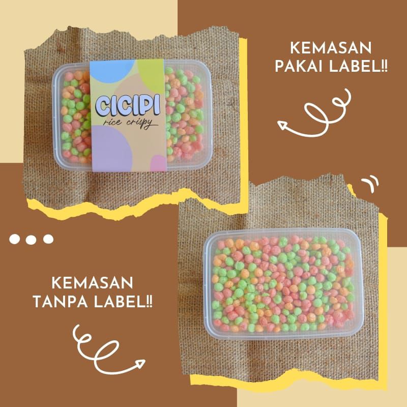 

CICIPI RICE CRISPY NYAMNYAM SNACK BOX (TANPA SELAI)
