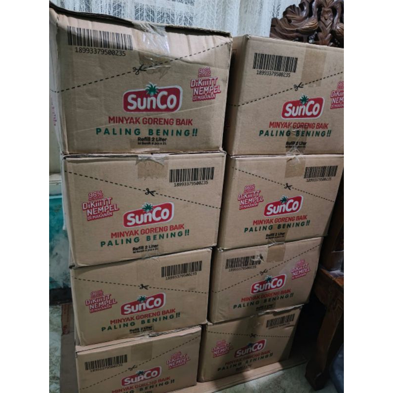 

MINYAK GORENG SUNCO 1 DUS ( 2L x 6pcs)