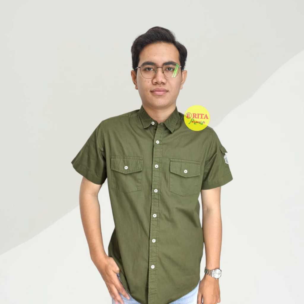 YEGE Kemeja Pria / Atasan Pria / Pakaian Pria Lengan Panjang