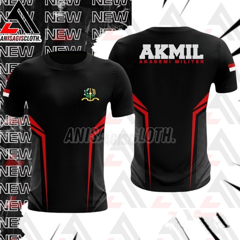 kaos AKMIL || kaos Jersey AKMIL || Jersey AKMIL bermotif sablon pinggir01