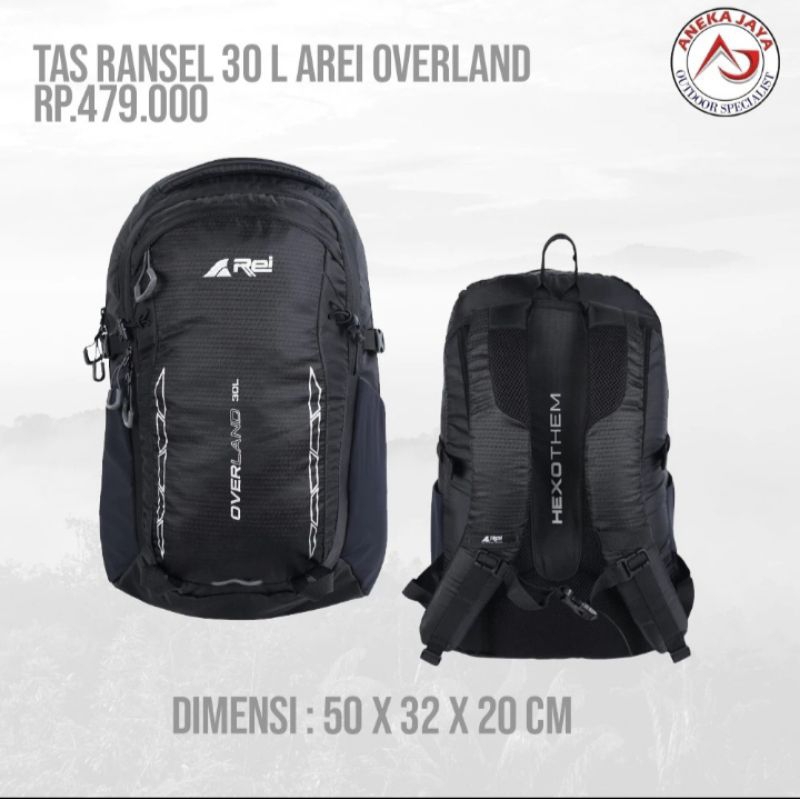 TAS RANSEL AREI OVERLAND 30L