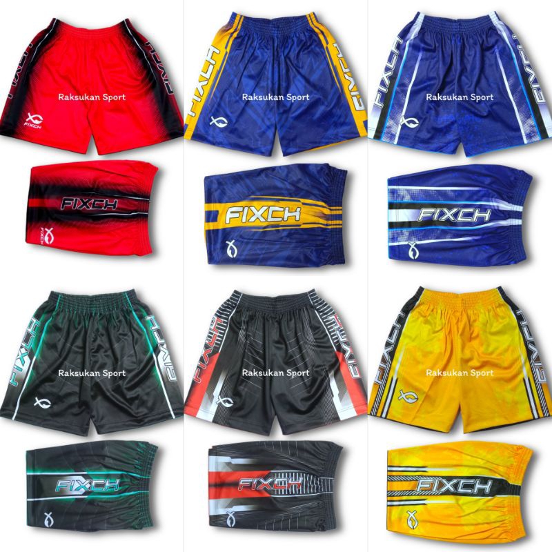 RB Celana Volly Voli Pria Wanita Cewek Full Printing Celana Olahraga Kualitas Super Dari