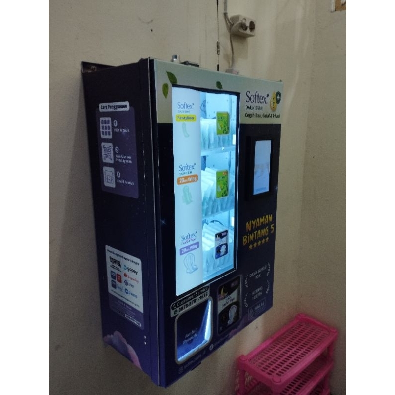 Mini Vending Machine konsep warungan terbarukan dengan technologi QRIS