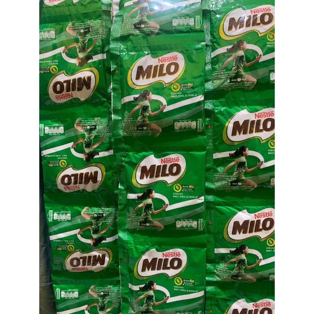 

Susu Milo Sachet 22gr (1RENCENG/10pcs, 5pcs)