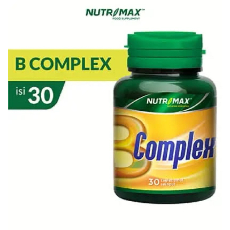 Nutrimax B Complex 30 Tablet - Vitamin Saraf dan Otot pegal linu