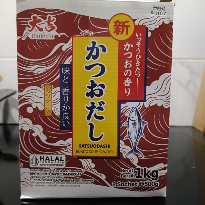 

DAIKICHI KATSUODASHI 1KG / Kaldu Bubuk Ikan Halal