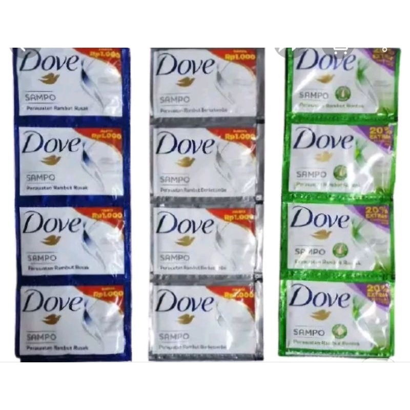Shampoo dove murah/sampo dove anti ketombe/shampoo renceng