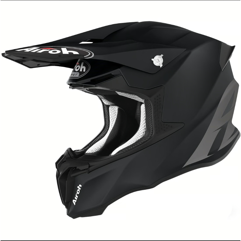 Helm Airoh Twist 2.0 Black Matt - Helm Enduro - Trabas - Trail - Supermoto