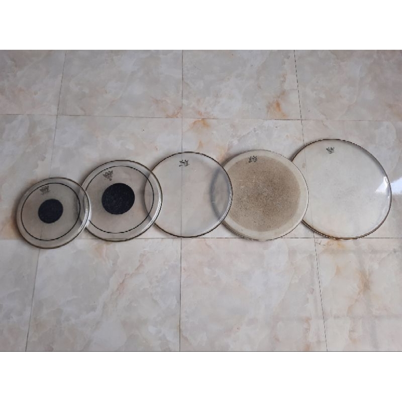 Remo Drum Head Set 5pcs not Evans Aquarian