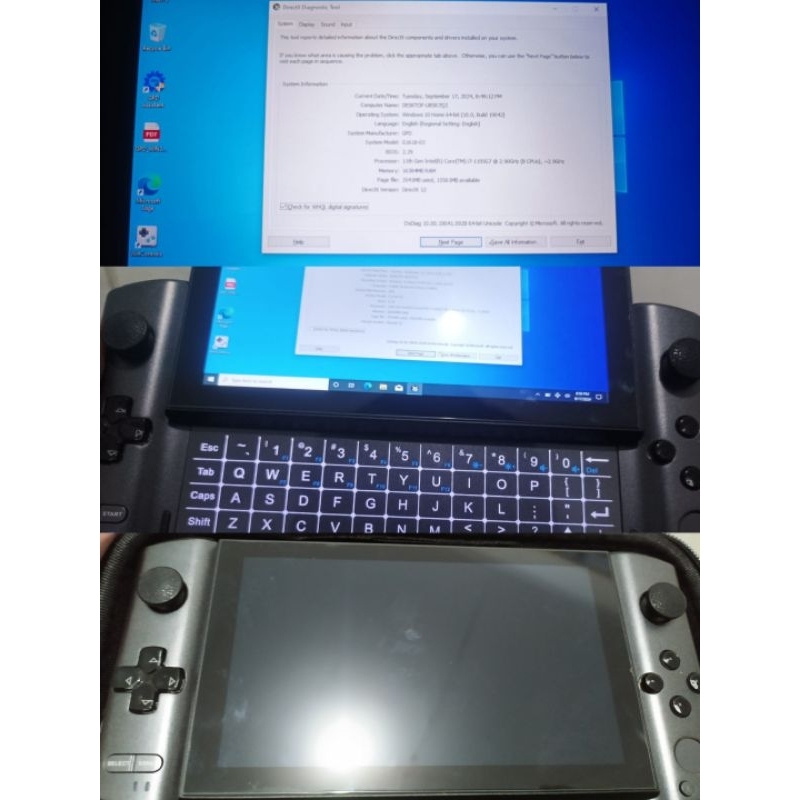 GPD Win 3 i7 16GB internal 1TB Preloved