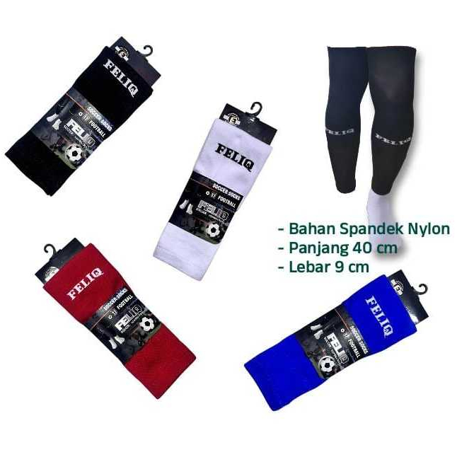 Sambungan Kaos Kaki Bola Panjang / Kaos Kaki Sambung / Leg Sleave Feliq Original