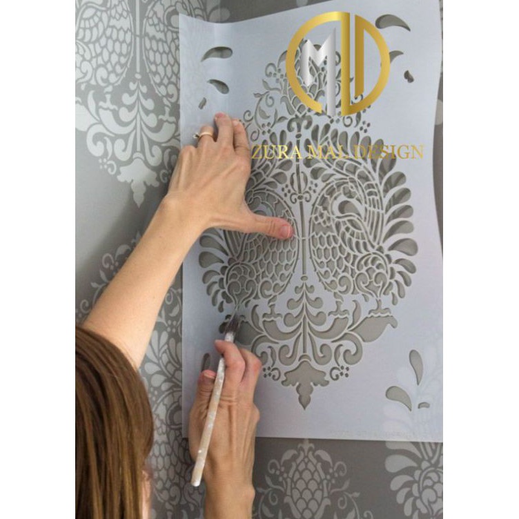 

Ready Update stencil motif batik burung phonik cetakan kusus cet dinding