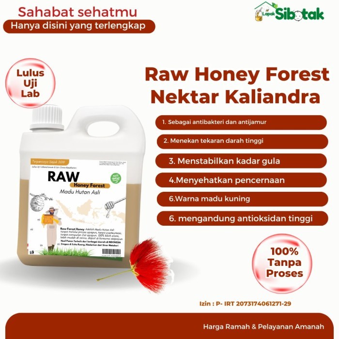 

MADU MURNI HUTAN KALIANDRA 100% ASLI 1kg