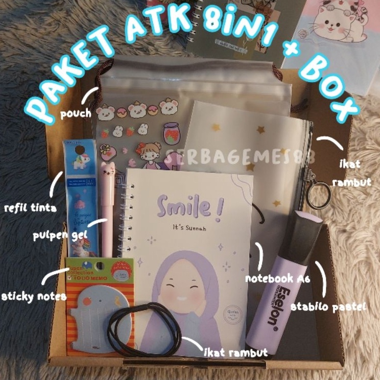 

Pasti Promo serbagemes88 PART 3 PAKET ALAT TULIS 8IN1 STATIONERY SET FANCY ALAT TULIS SET