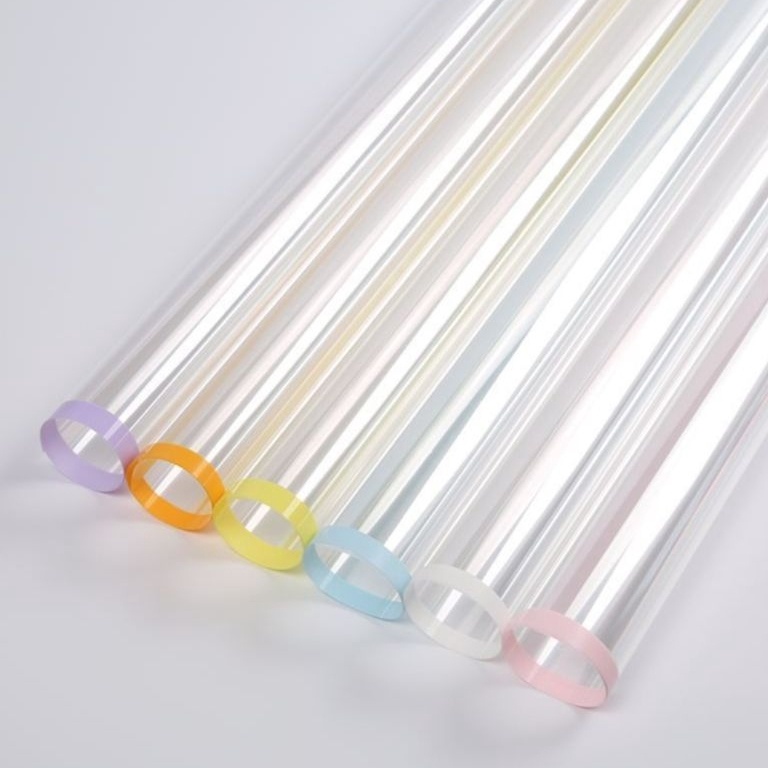 

Diskon Terlaris Flower Wrapping Transparant Line Color KertasBuket Bunga Cellophane O778