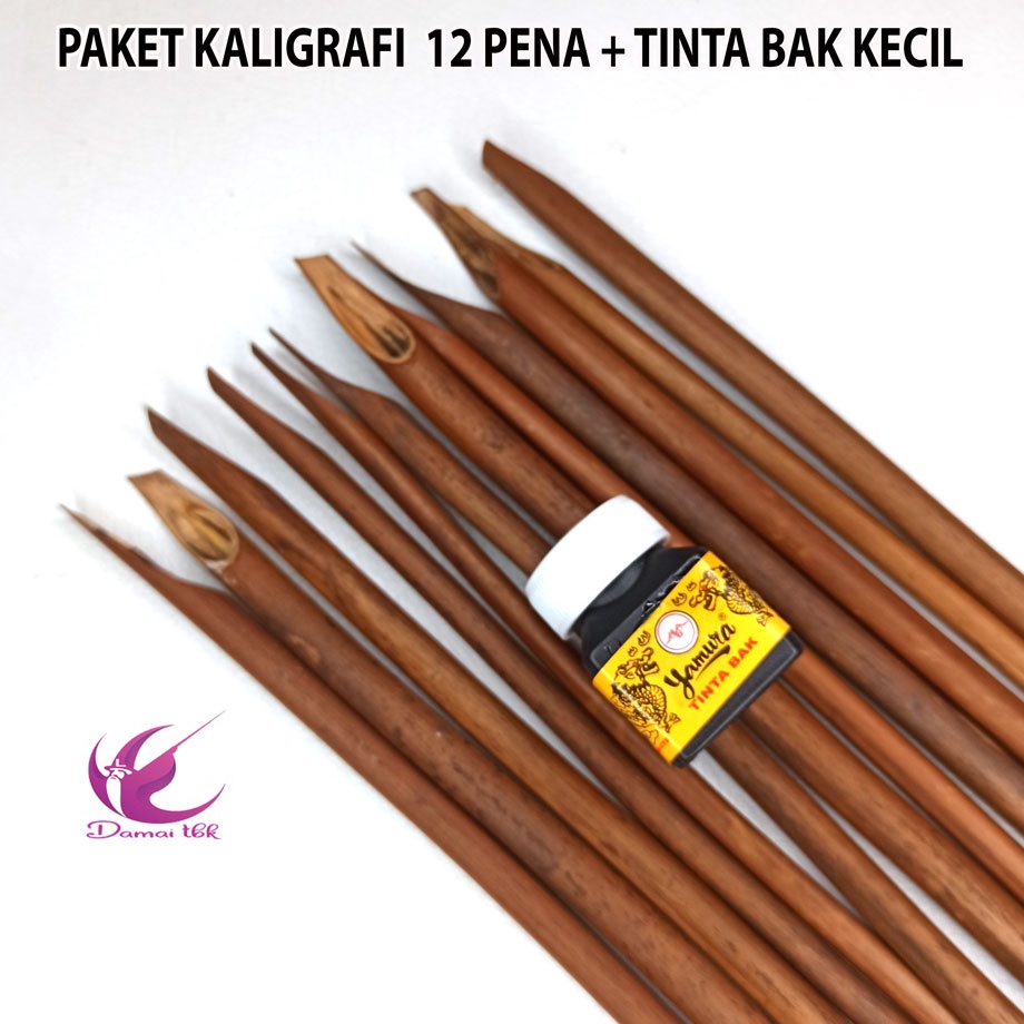 

Hot Arrival Kaligrafi Paket 12 pena handam 1 tinta Bak Kecill