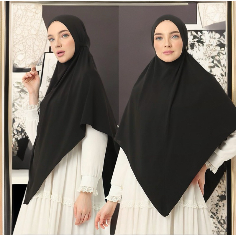BERGO INSTAN TALI VANIA XL NONPAD JERSEY PREMIUM JUMBO HIJAB INSTAN NONPAD