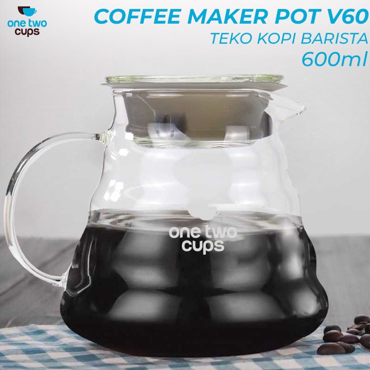 Buruan Order  driper v6 server dripper One Two Cups Coffee Maker Pot V6 Drip Kettle Teko Kopi Barist