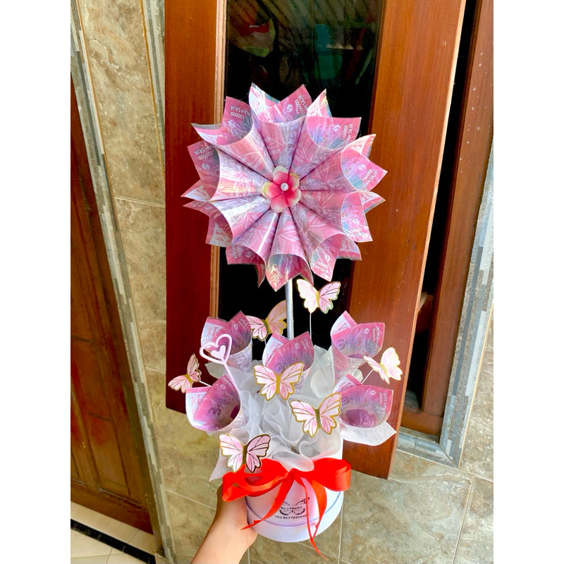Bloom box money butterfly / blooms box uang / bloombox uang / bloom box uang