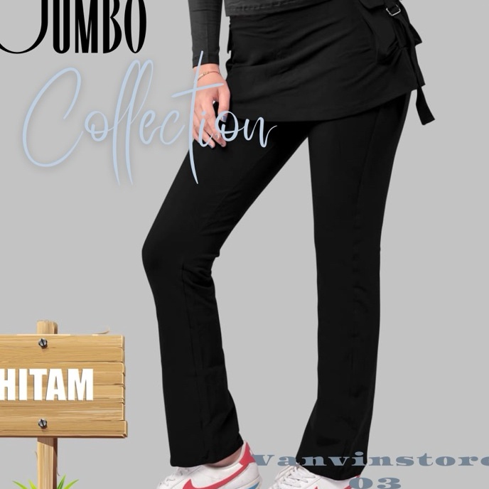 Limit JUMBO celana rok senam kargo jumbo 3L4L5Lcelana panjang CBR olah raga size