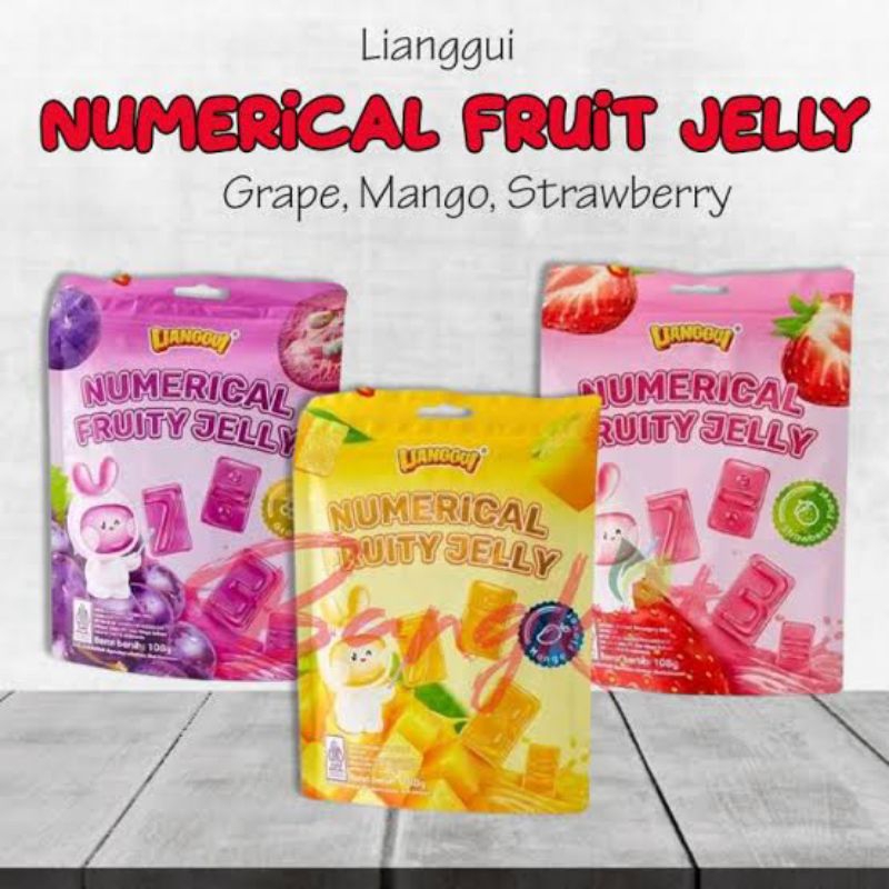 

LIANGGUI NUMERICAL FRUIT JELLY MANGO | STRAWBERY NETTO 108 GR