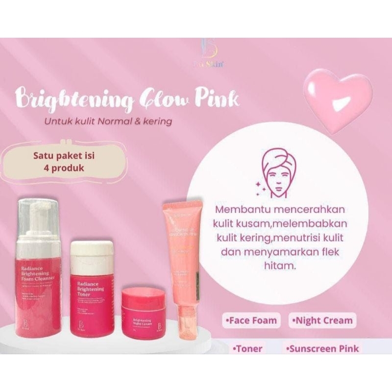 PAKET BRIGHTENING GLOW PINK BG SKIN [ BPOM ]