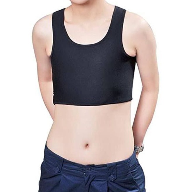 KF7 UNBRAND BREAST BINDER HALF PERATA DADA NO MERK BRA SPORT OLAHRAGA TOMBOY COSPLAYER