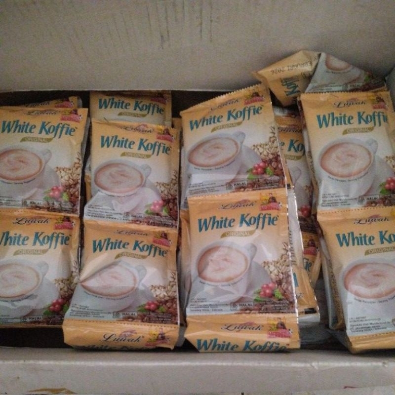 

luwak white koffie original white kopi 1renceng isi 10pcs 20gr