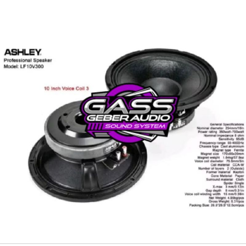 Speaker 10 inch ASHLEY 10V300