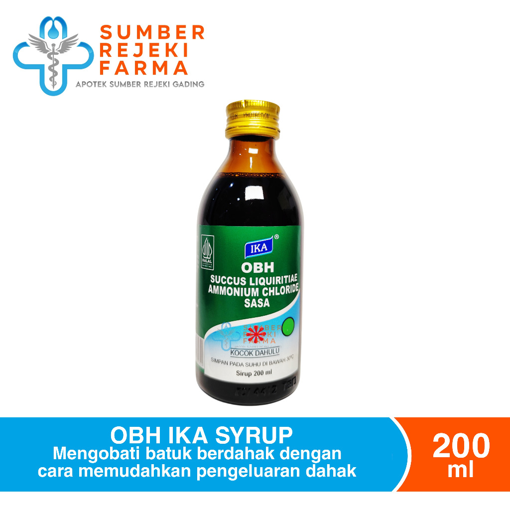 IKA OBH Obat  200ml/Batuk Berdahak /Obat Batuk Herbal / OBH