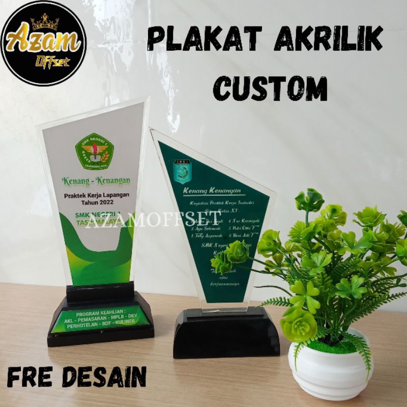 Plakat Akrilik | Plakat Akrilik Wisuda | Plakat Weding | Plakat Penghargaan | Plakat Akrilik Custom