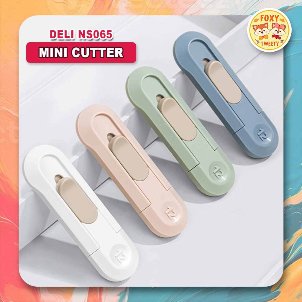 

Deli Nusign Mini Cutter / Pisau Pemotong Mini Portable Warna Pastel - NS065