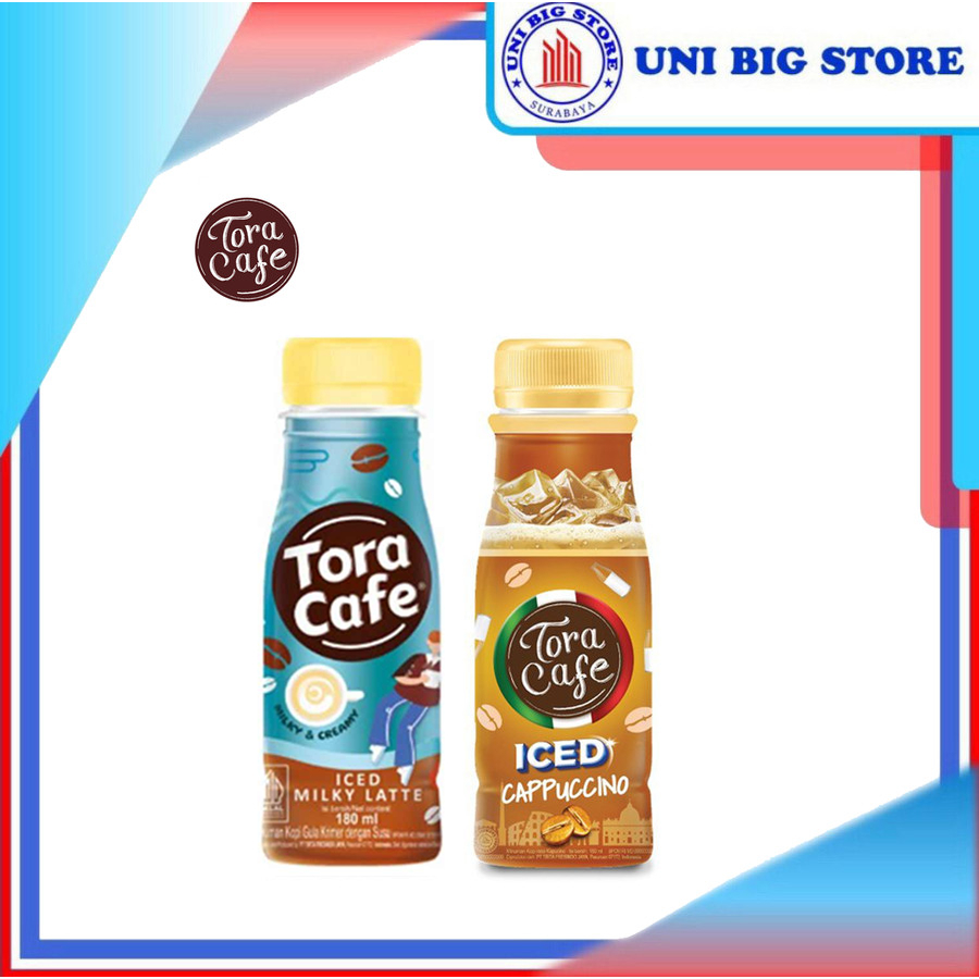 

Tora Cafe Iced Coffee Kopi Cappucino - Milky Latte 180 ml Toracafe