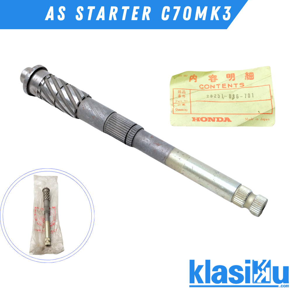 As Selah Slah Selahan Slahan Engkol Kick Starter Stater Honda C70 Mk3 C700 C800 Astrea800 Original N