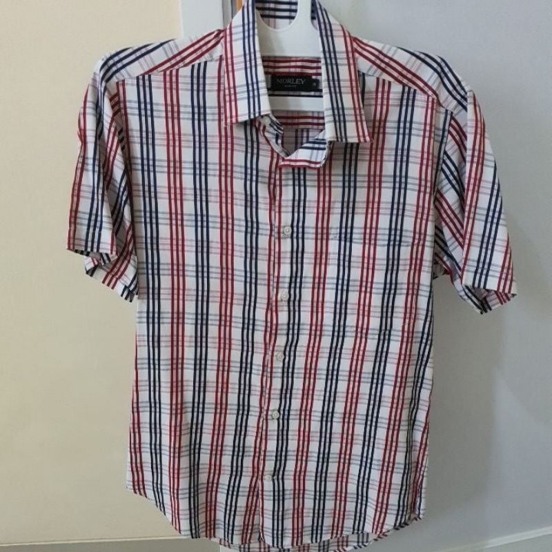 preloved kemeja kerja kantor pria shirt morley kotak