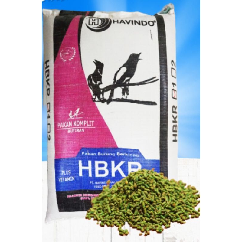 Hbkr Pur Burung Voer Hijau Kiloan pur pakan burung