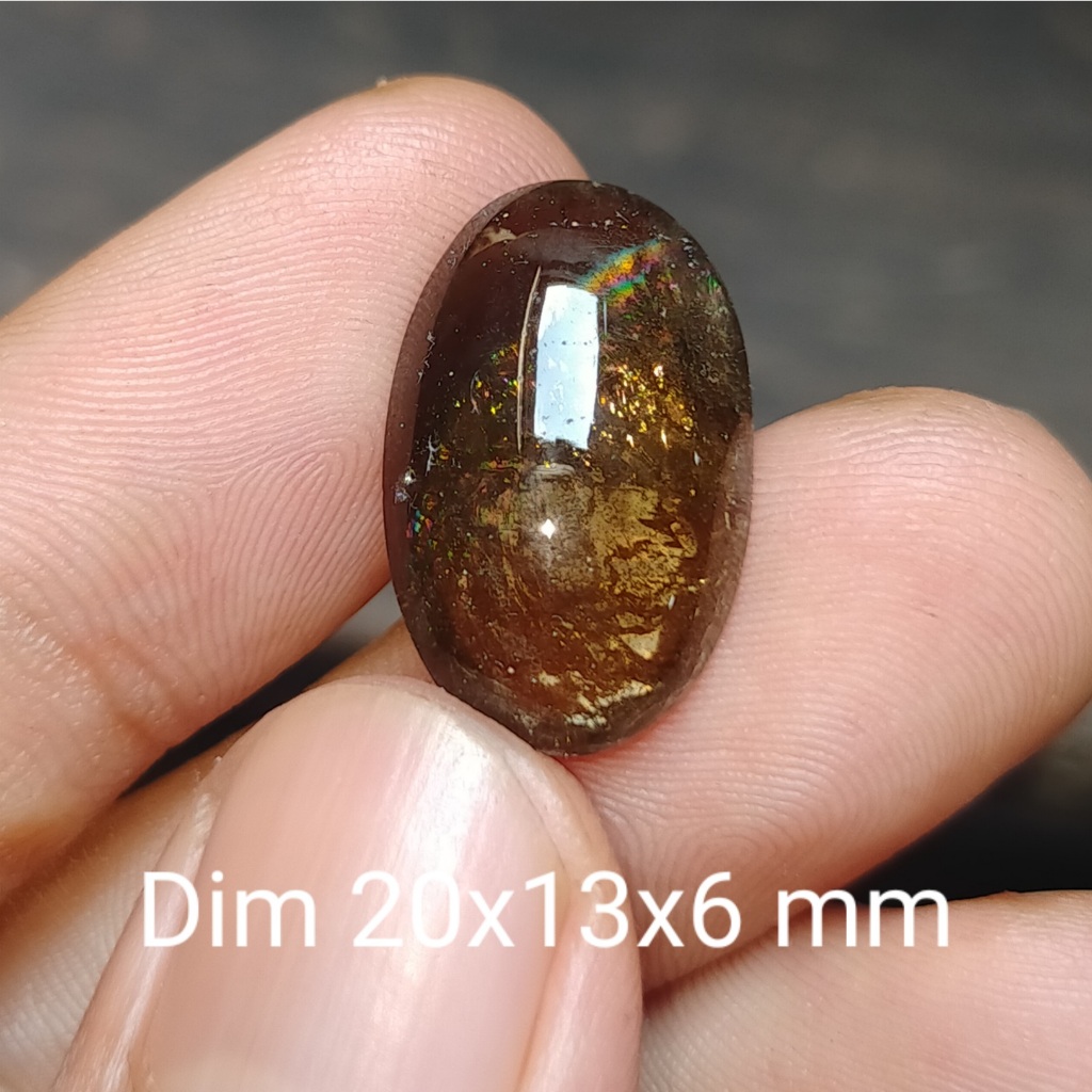 BATU KECUBUNG PELANGI TEH cek batu lainnya yaman api wulung opal bacan amethys kalimaya shopee kinya