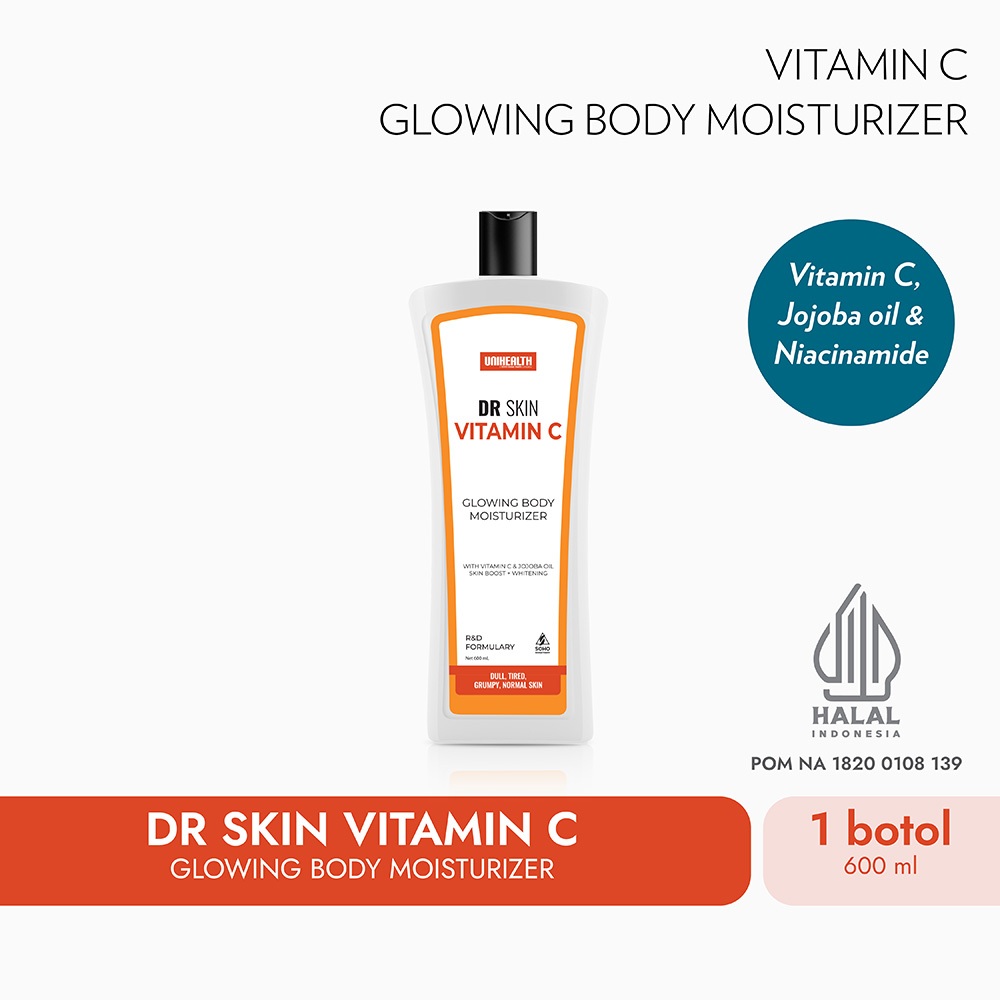 DR SKIN Vitamin C Glowing Moisturizer "Kulit Cerah dan Bersinar sepanjang Hari"