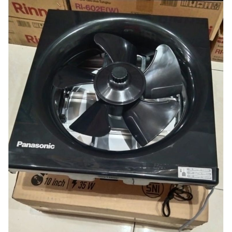 Exhaust Khusus dapur ada penampung minyak ukuran 10inch PANASONIC1 FV-25SHK