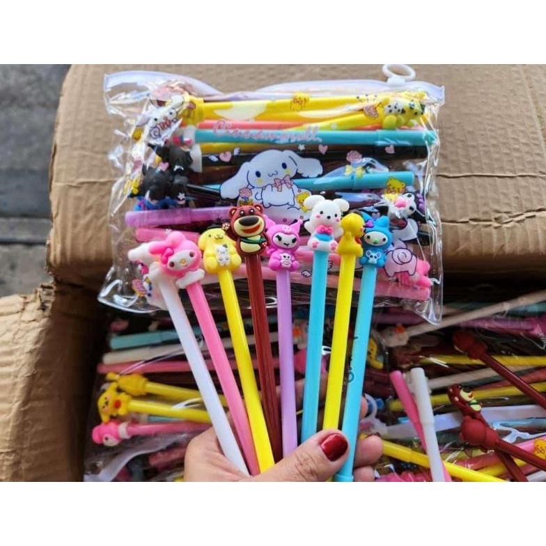 

KODE R32R Bulpen Pulpen Set Sanrio With Pouch Viral Isi 2 Pcs