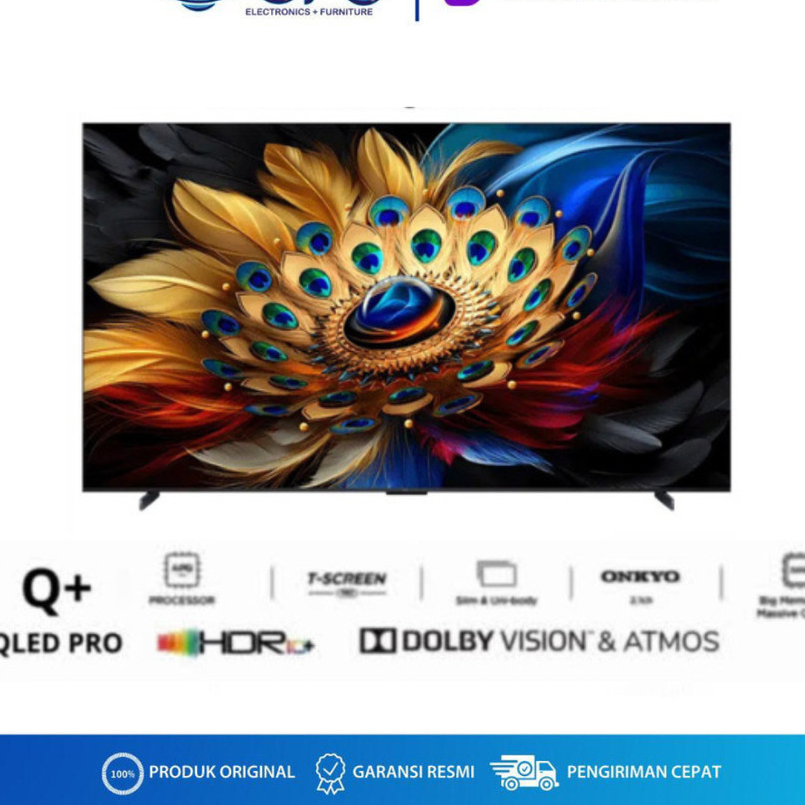 TCL 50C655 QLED PRO 50 inc 4K C655 Google TV 2.1CH UHD 50 C655