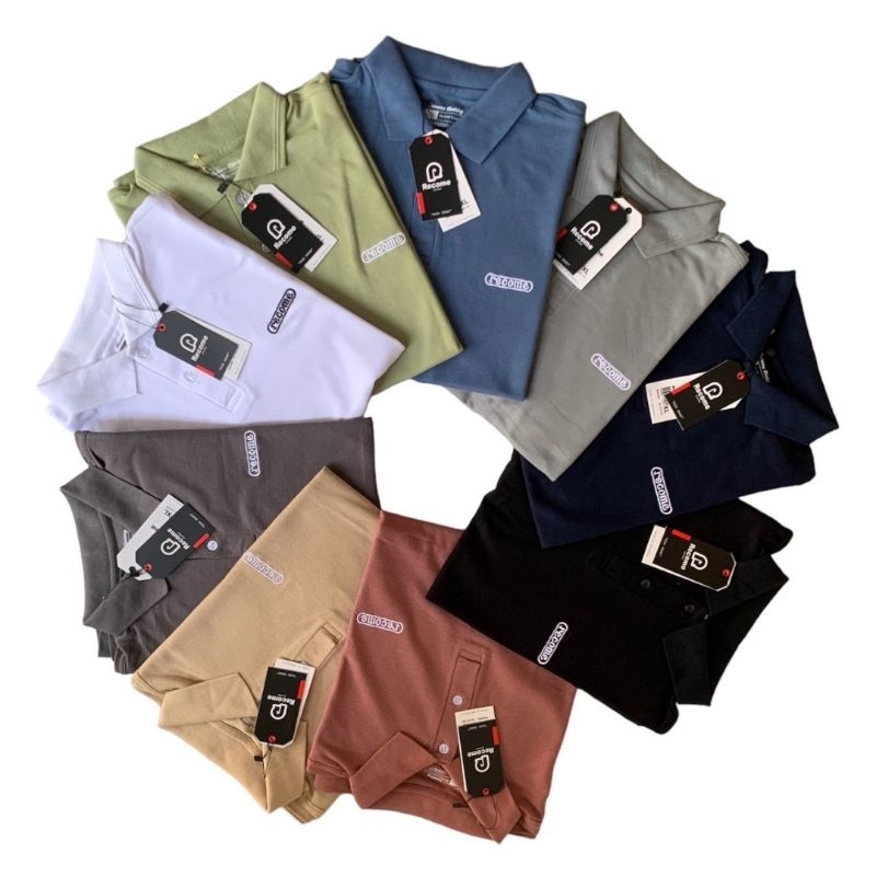kaos kerah polo shirt cowok / baju kaos kerah cowok / baju distro