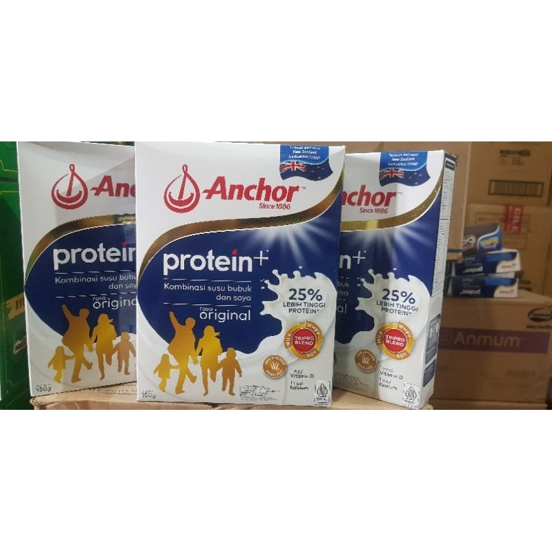 

Anchor Protein+ Original Kombinasi Susu Bubuk 350gr