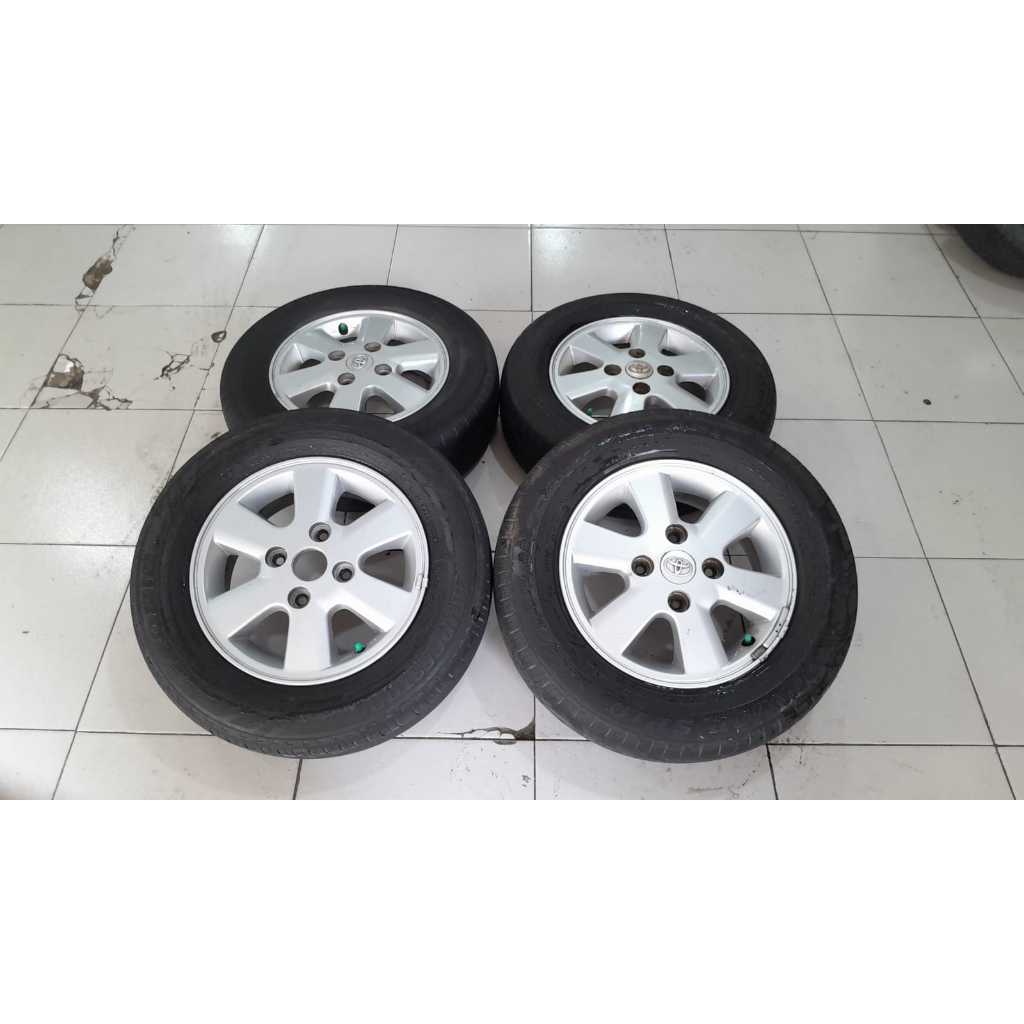 Velg Murah Ring 14 OEM AVANZA Baut 4x114,3 Silver Pelek Bekas R14 Mobil XENIA